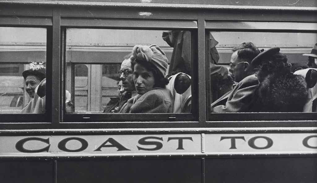 Esther Bubley - Greyhound Bus Passengers (Coast to Coast), 1947