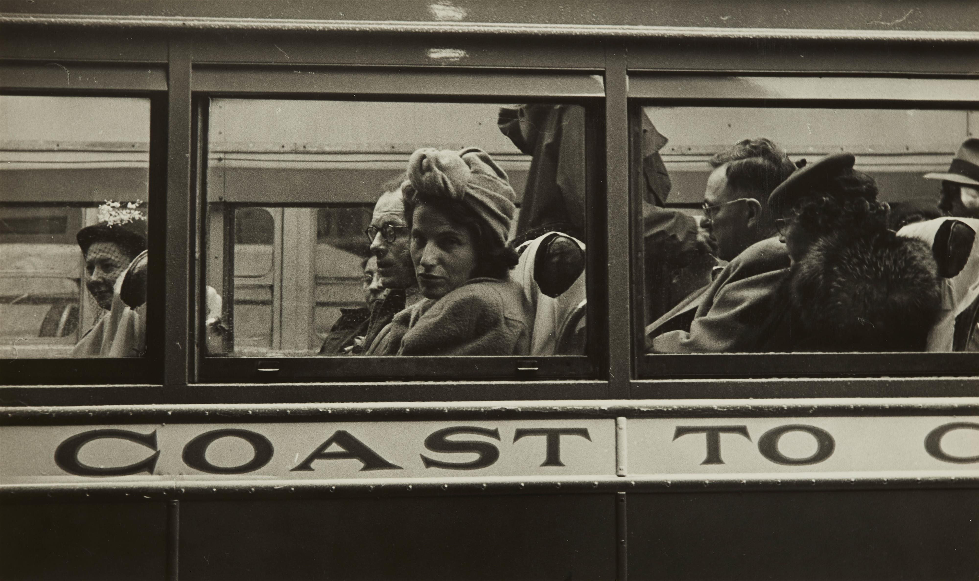 Esther Bubley - Greyhound Bus Passengers, New York City