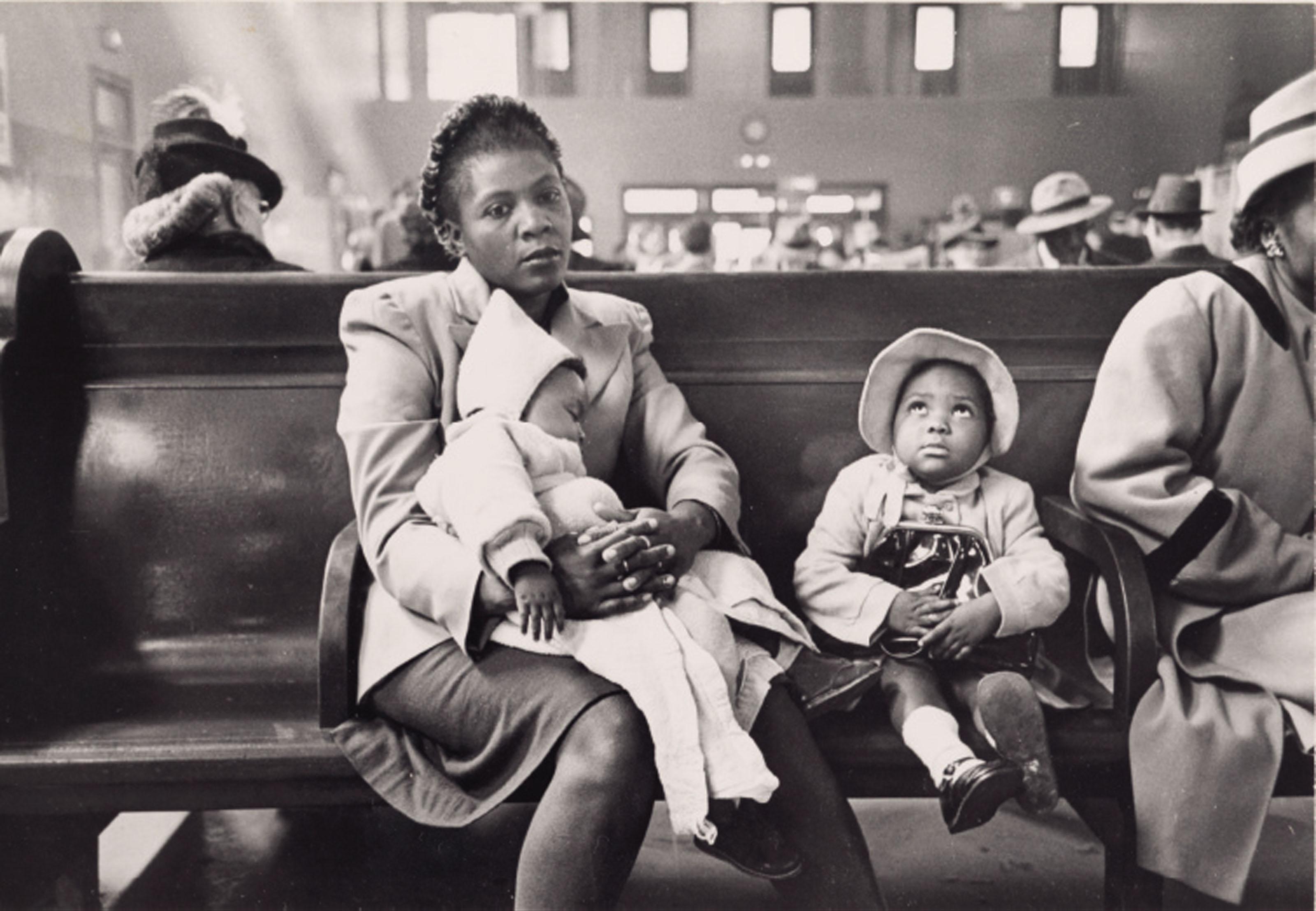 Esther Bubley - In the Waiting Room, Greyhound Bus Terminal, New York, c. 1949