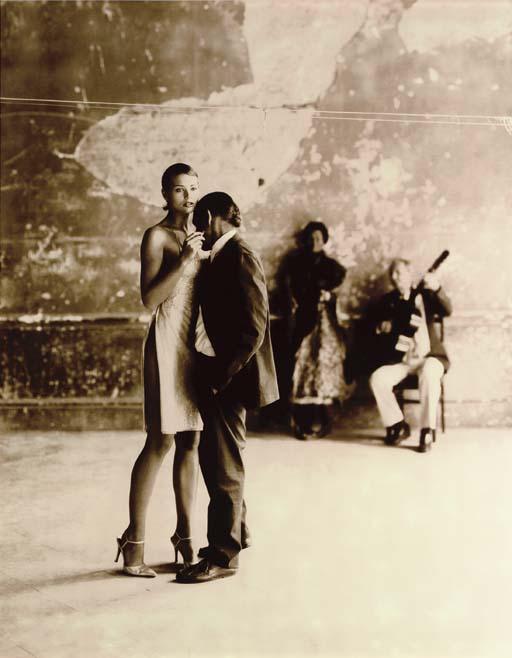 Esther Haase - Christine With Cuban Tango Dancer, Havana, March 1998