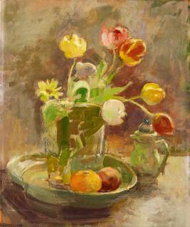 Esther Kjerner - Tulips in a vase