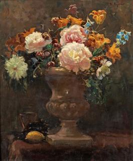 Esther Kjerner - Urn with flowers