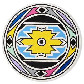 Esther Mahlangu - Ndebele Abstract