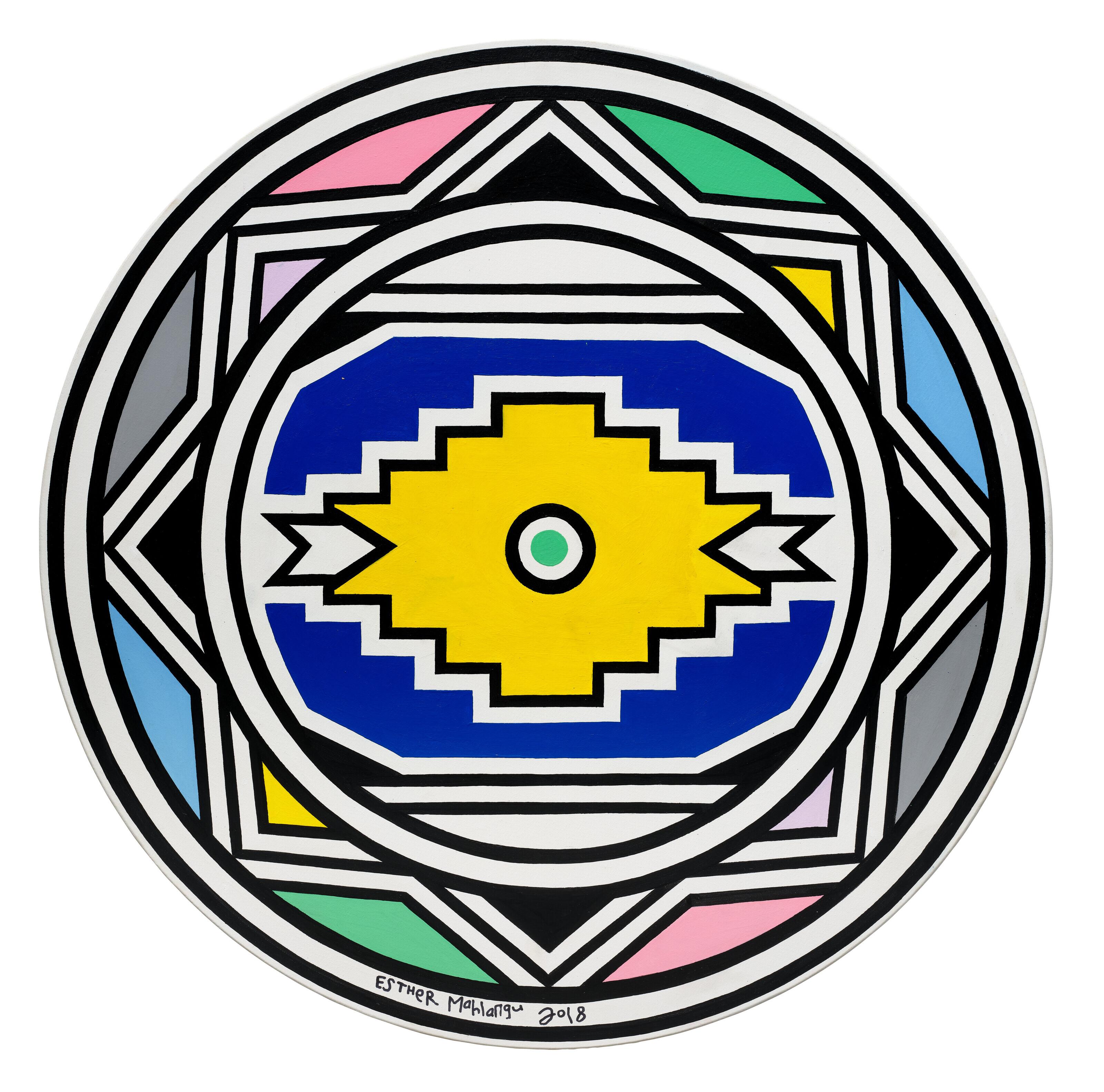 Esther Mahlangu - Ndebele Pattern