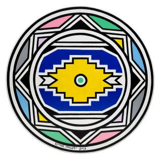 Esther Mahlangu - Ndebele Pattern