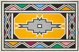 Esther Mahlangu - Sans titre