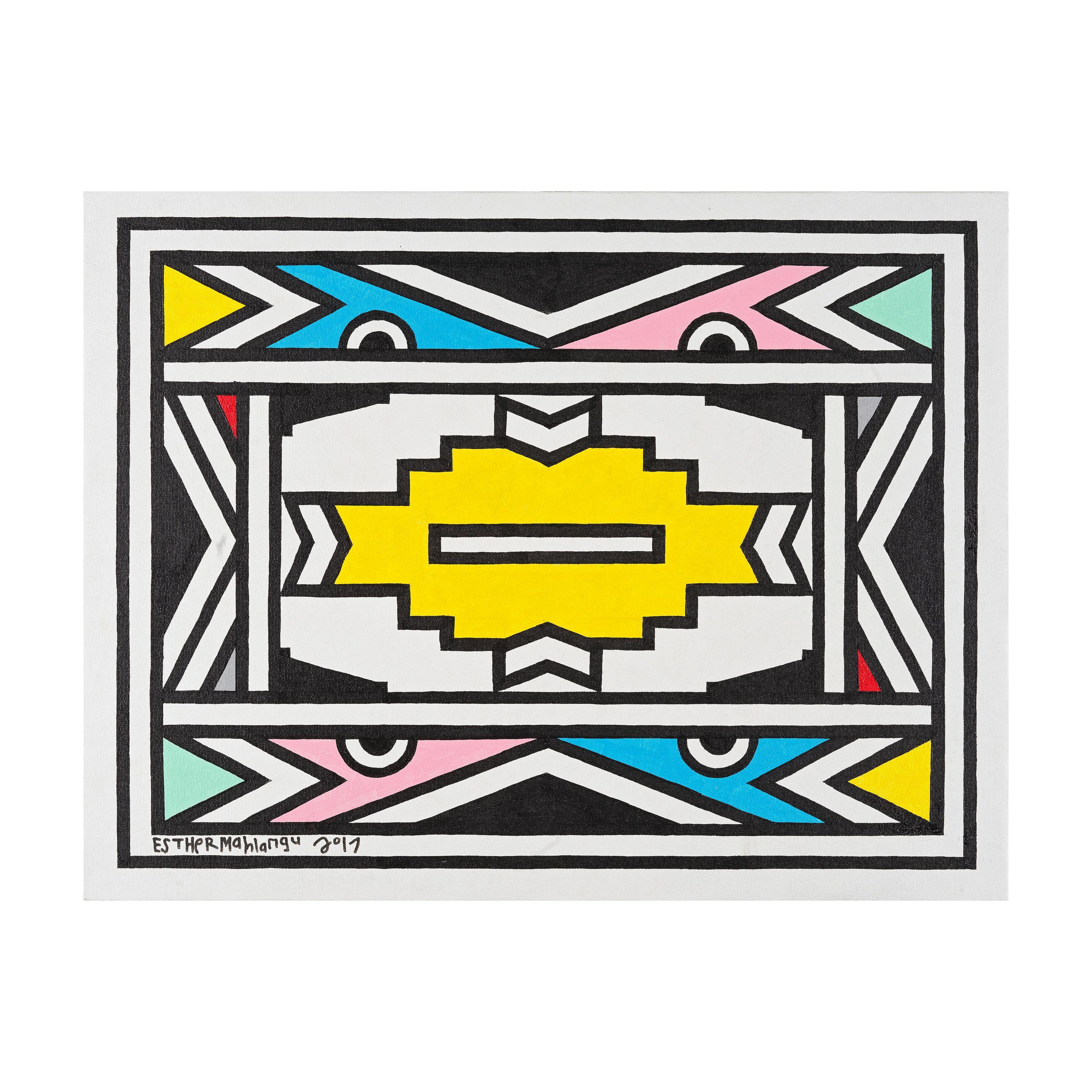 Esther Mahlangu - Sans titre