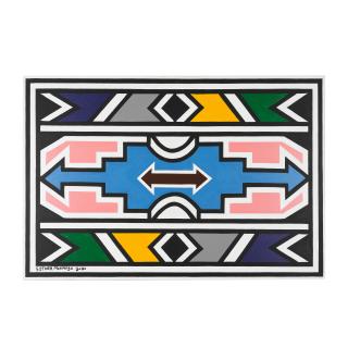 Esther Mahlangu - Sans titre