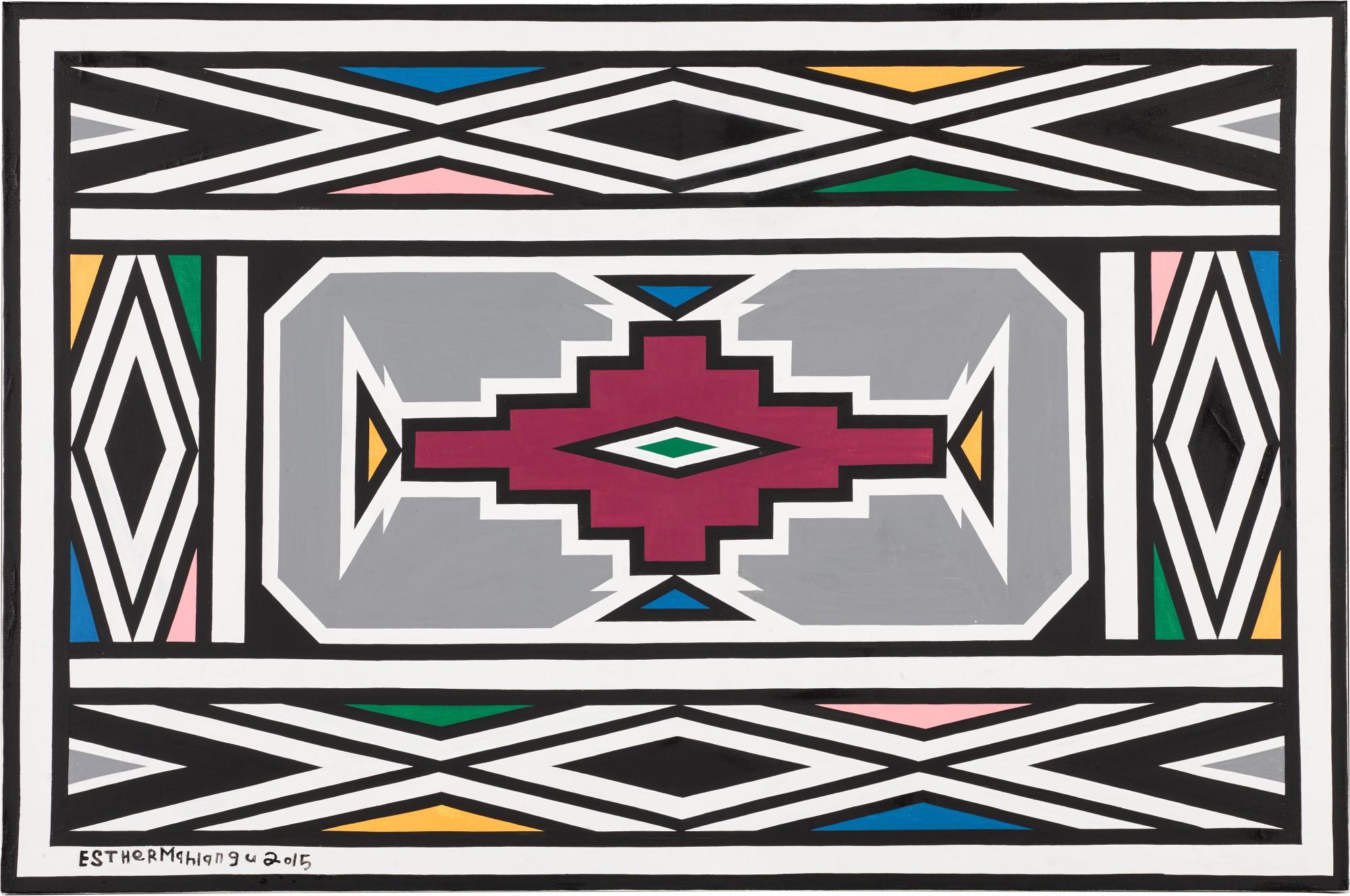 Esther Mahlangu - Untitled
