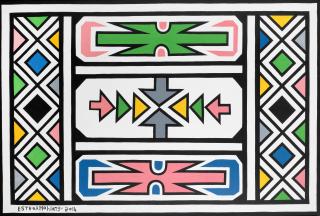 Esther Mahlangu - Untitled