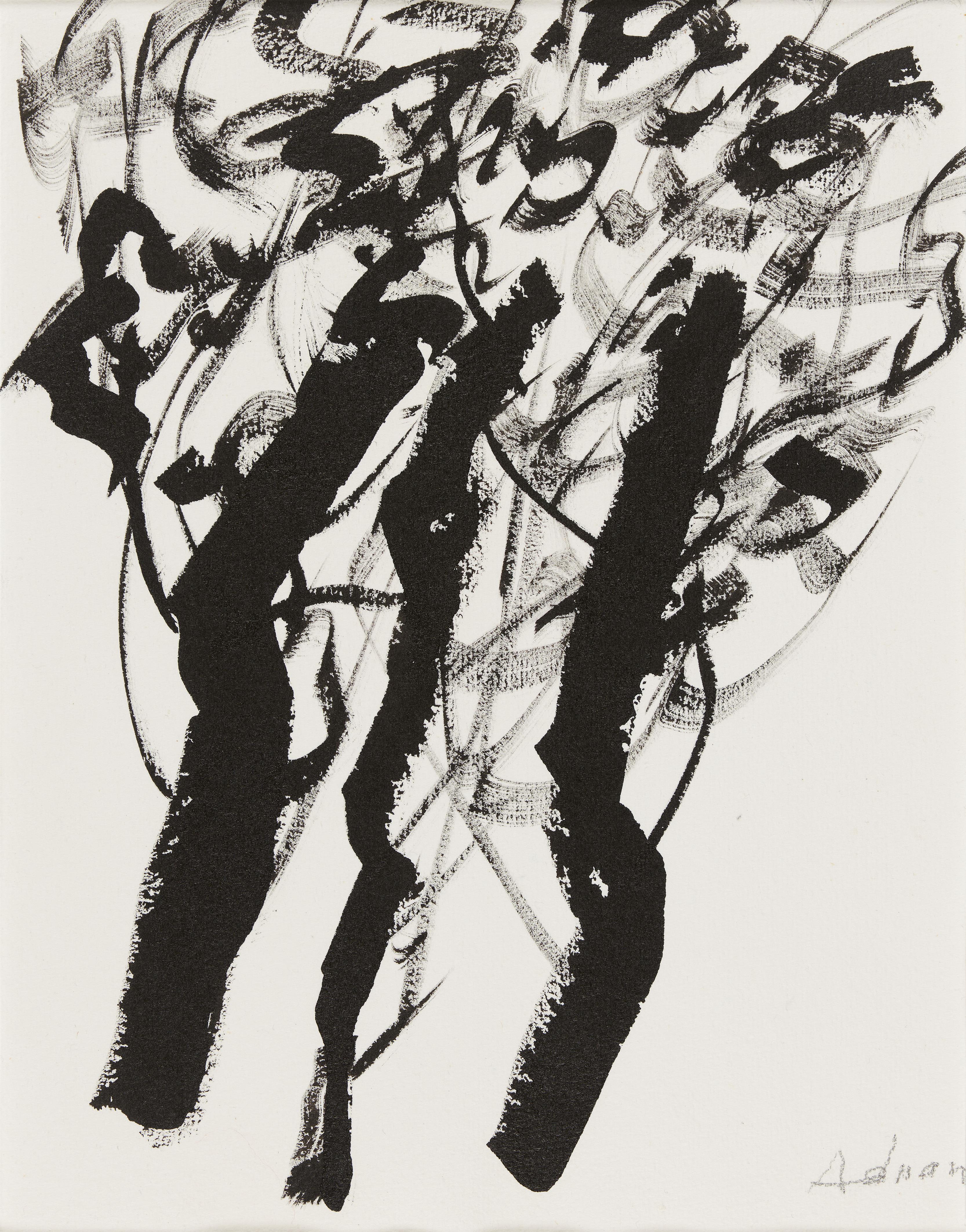 Etel Adnan - Ohne Titel (Aus: Serié des Arbres)