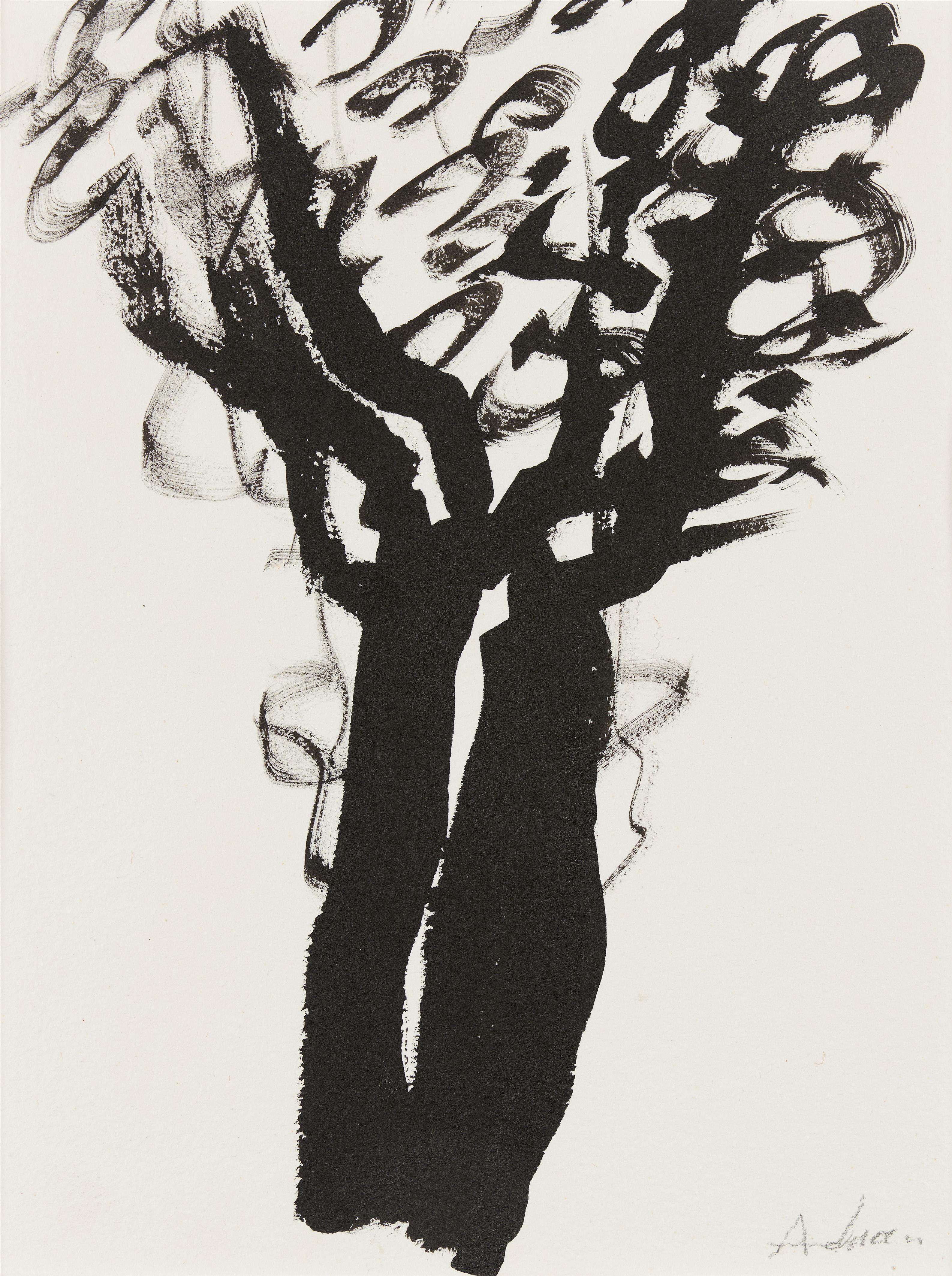 Etel Adnan - Ohne Titel (Aus: Serié des Arbres)