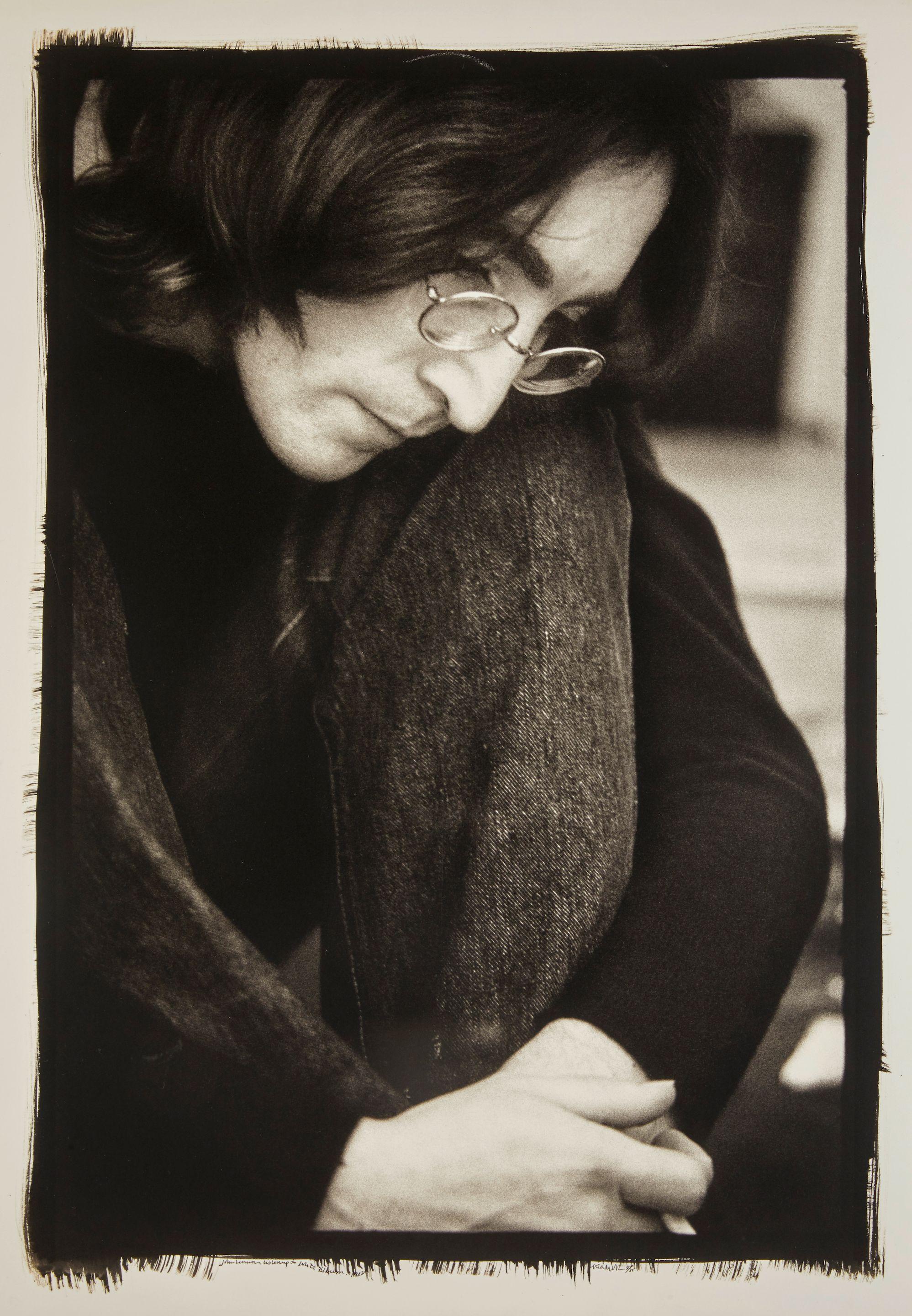 Ethan Russell - John Lennon Listening to the Playback of \