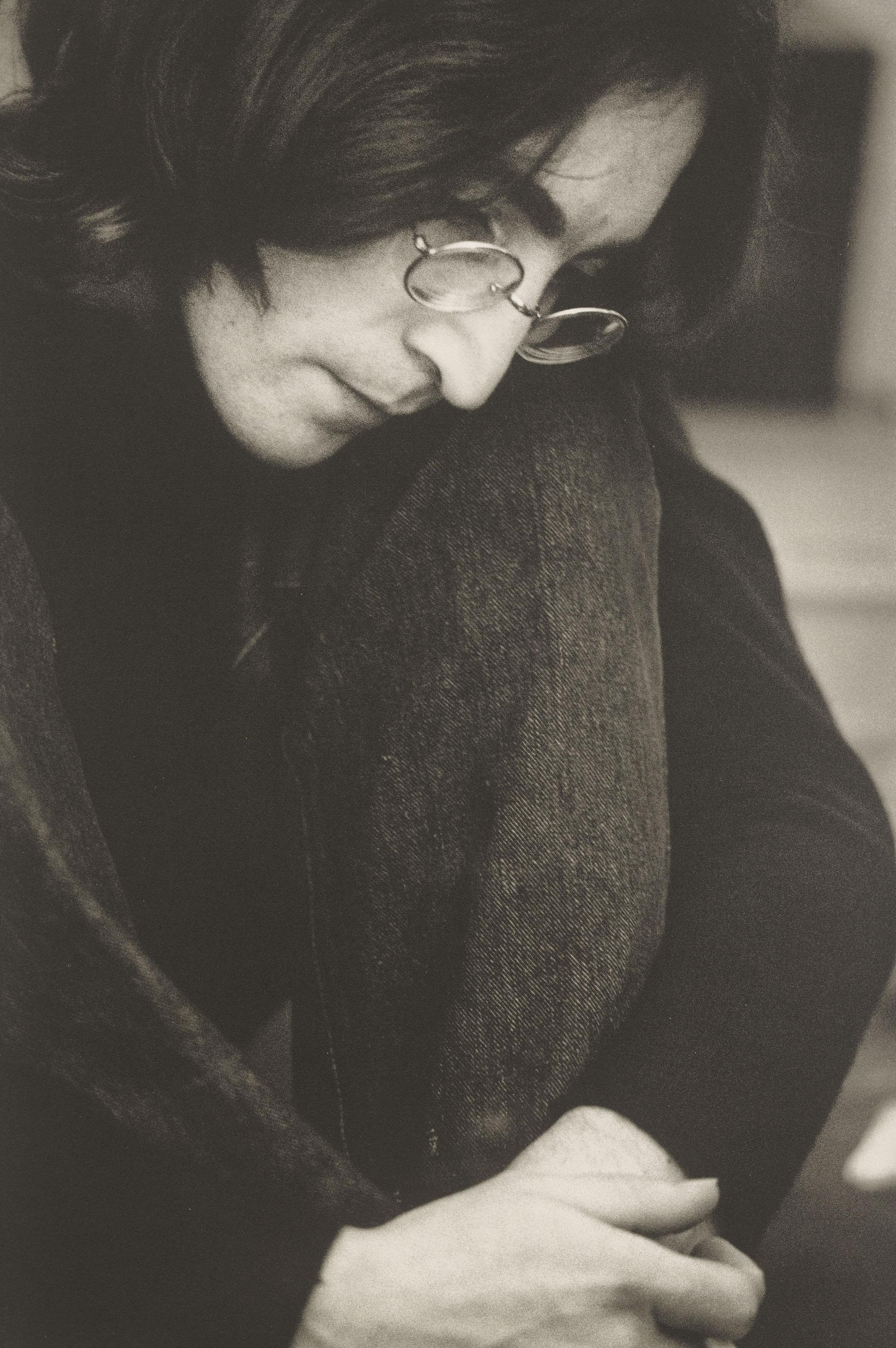 Ethan Russell - John Lennon Listening to White Album, London, 1968