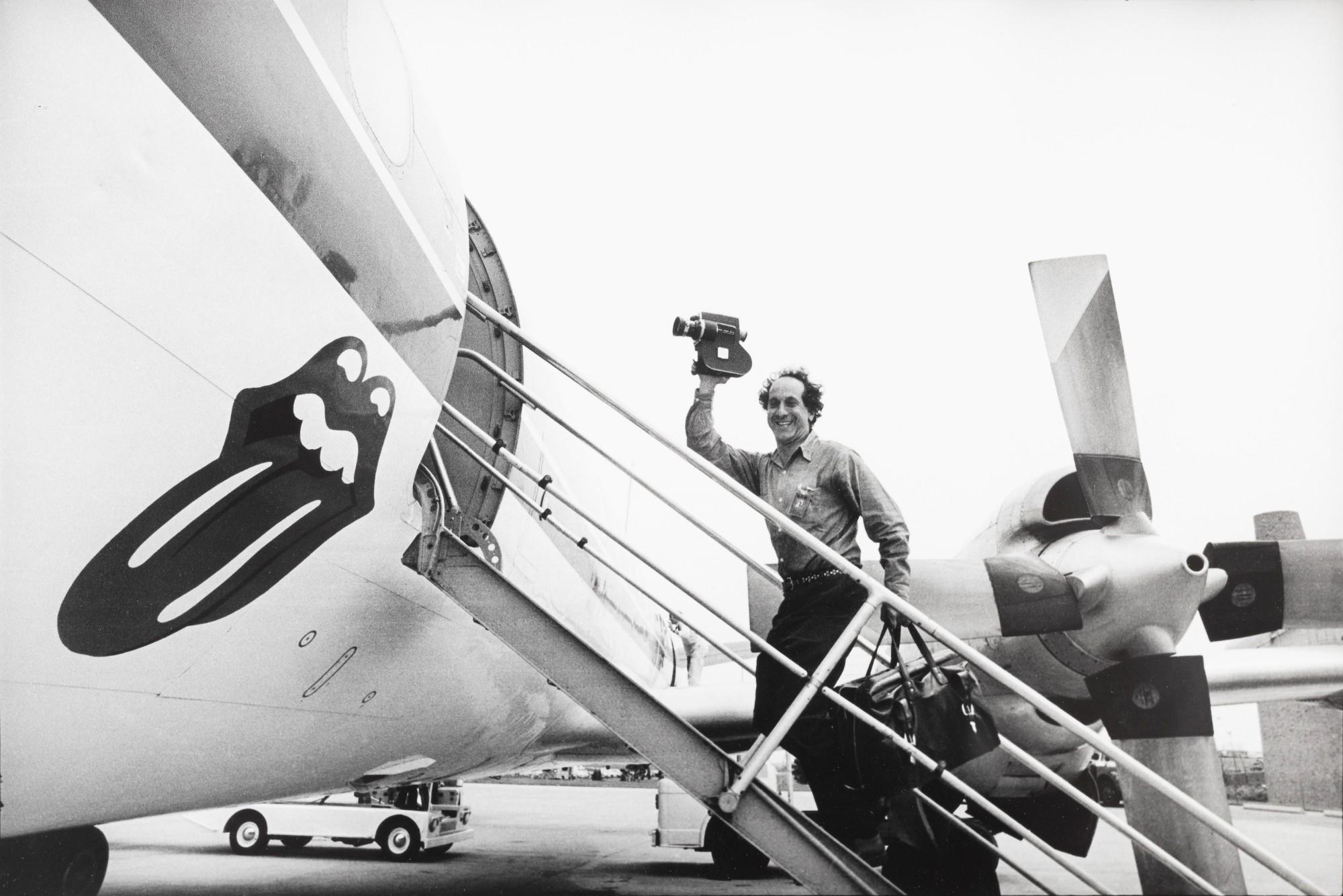 Ethan Russell - Robert Frank on the Stones 1972 tour, 1972