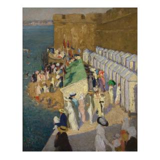 Ethel Carrick Fox - Australian La Maree Haute A Saint-Malô (High Tide At St Malô)