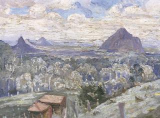Ethel Carrick Fox - Glass House Mountains, Queensland