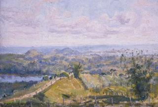 Ethel Carrick Fox - Landscape Near New South Wales And Queensland Border