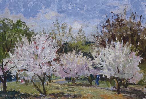Ethel Carrick Fox - Orchard In Bloom
