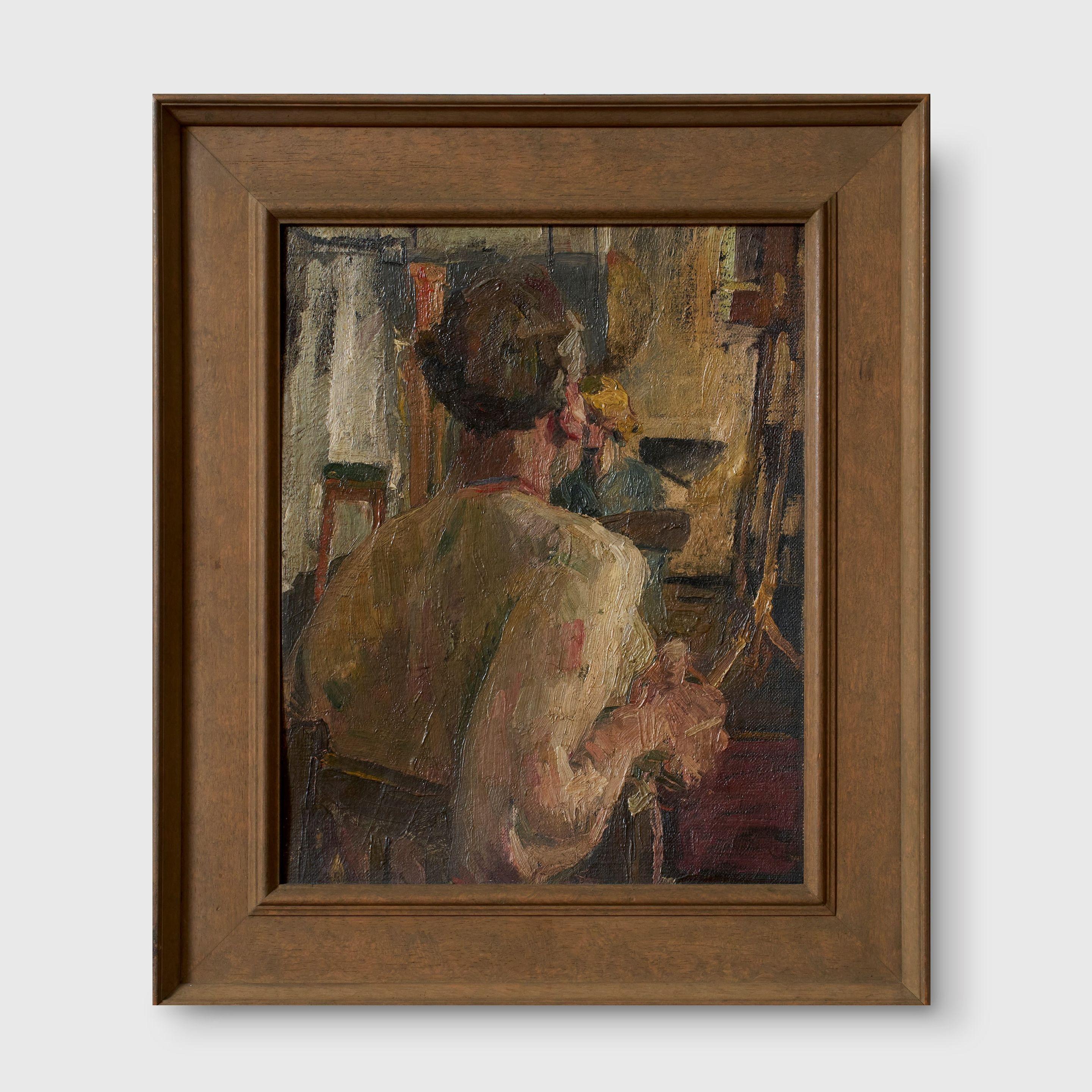 Ethel Carrick Fox - The Art School