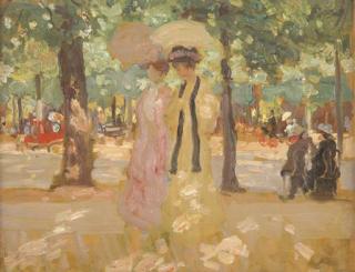Ethel Carrrick Fox - Autumn in Paris