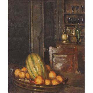 Ethel Sands - Interior With Fruit, Offranville