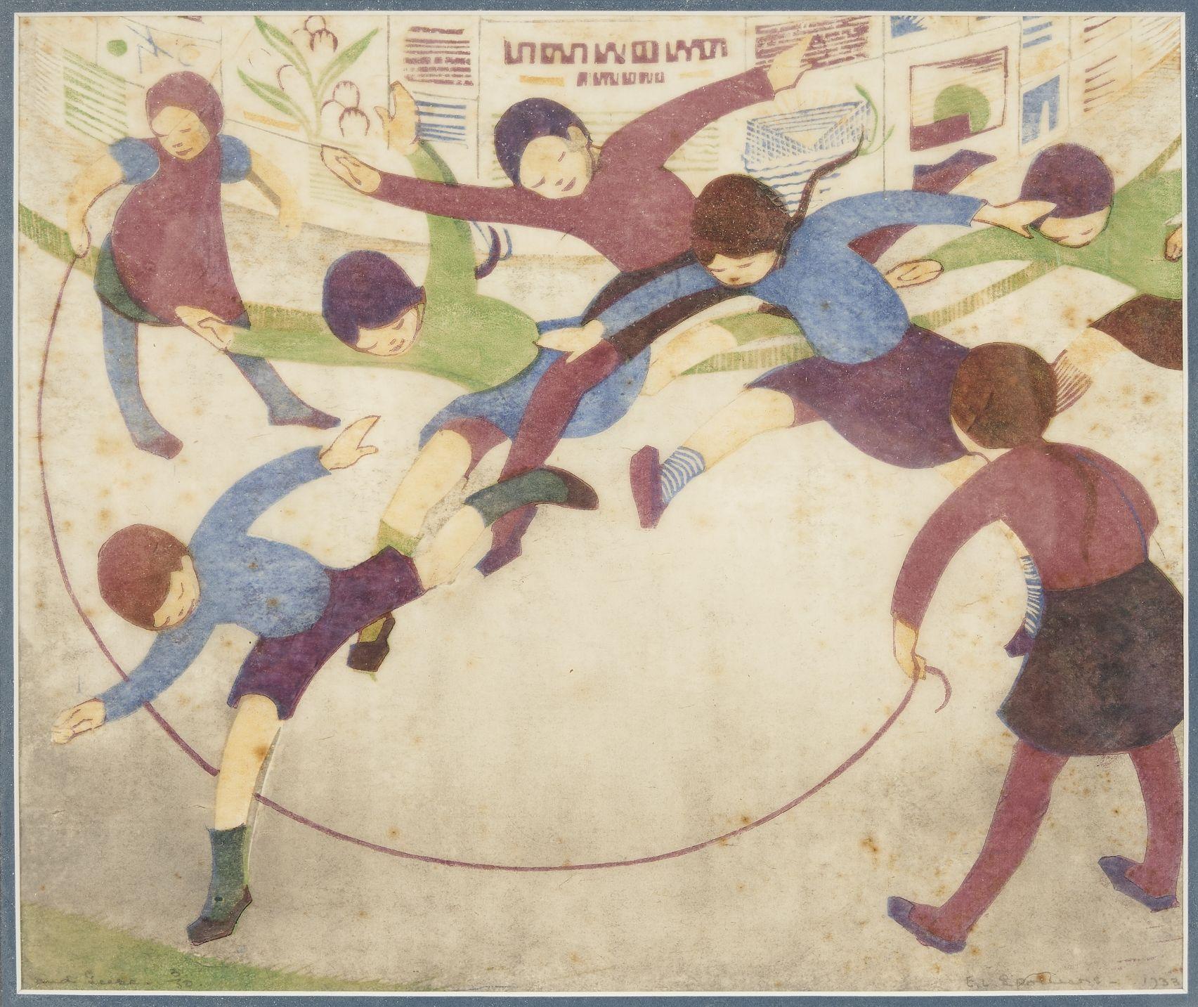 Ethel Spowers - Fox and Geese, 1933