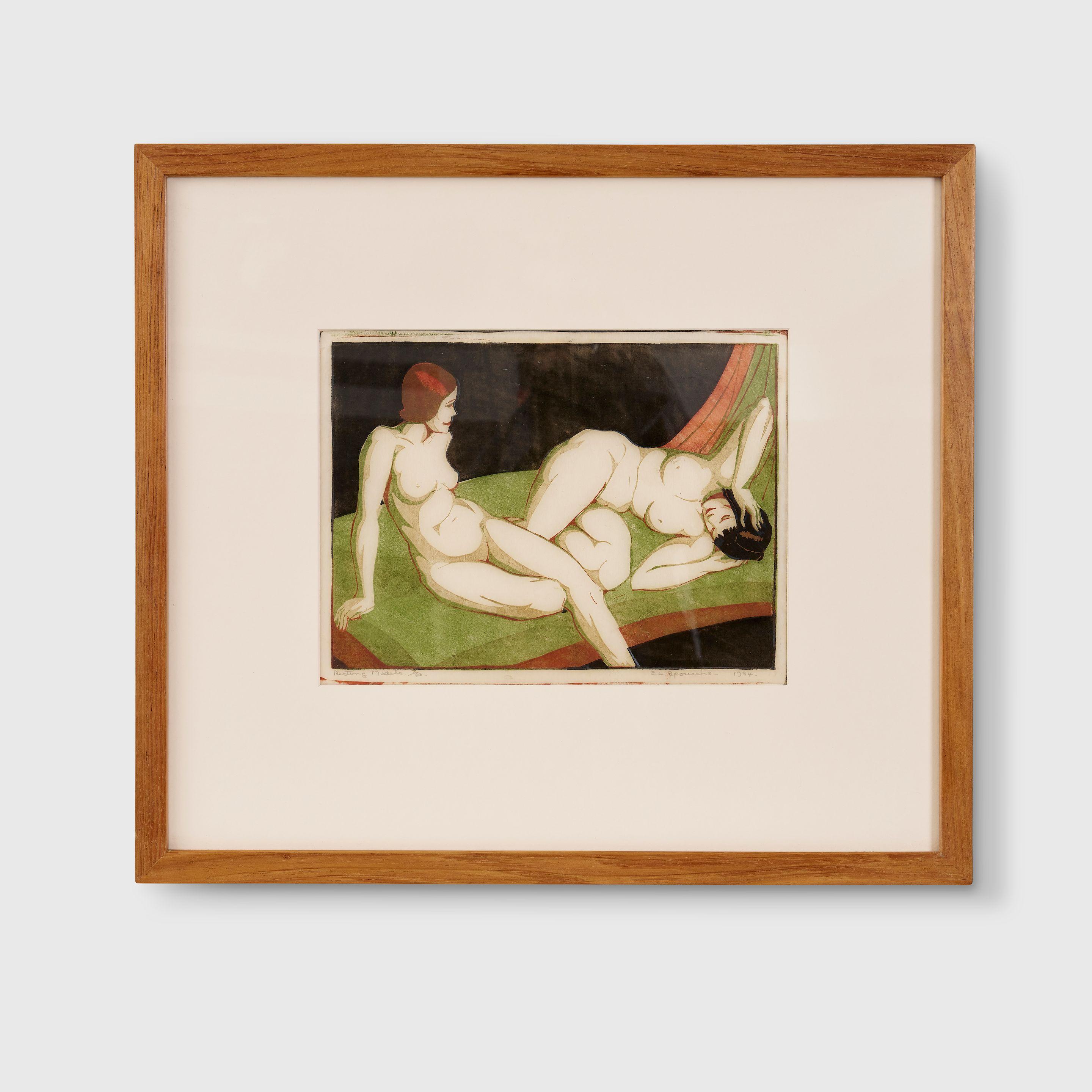 Ethel Spowers - Resting Models, 1934