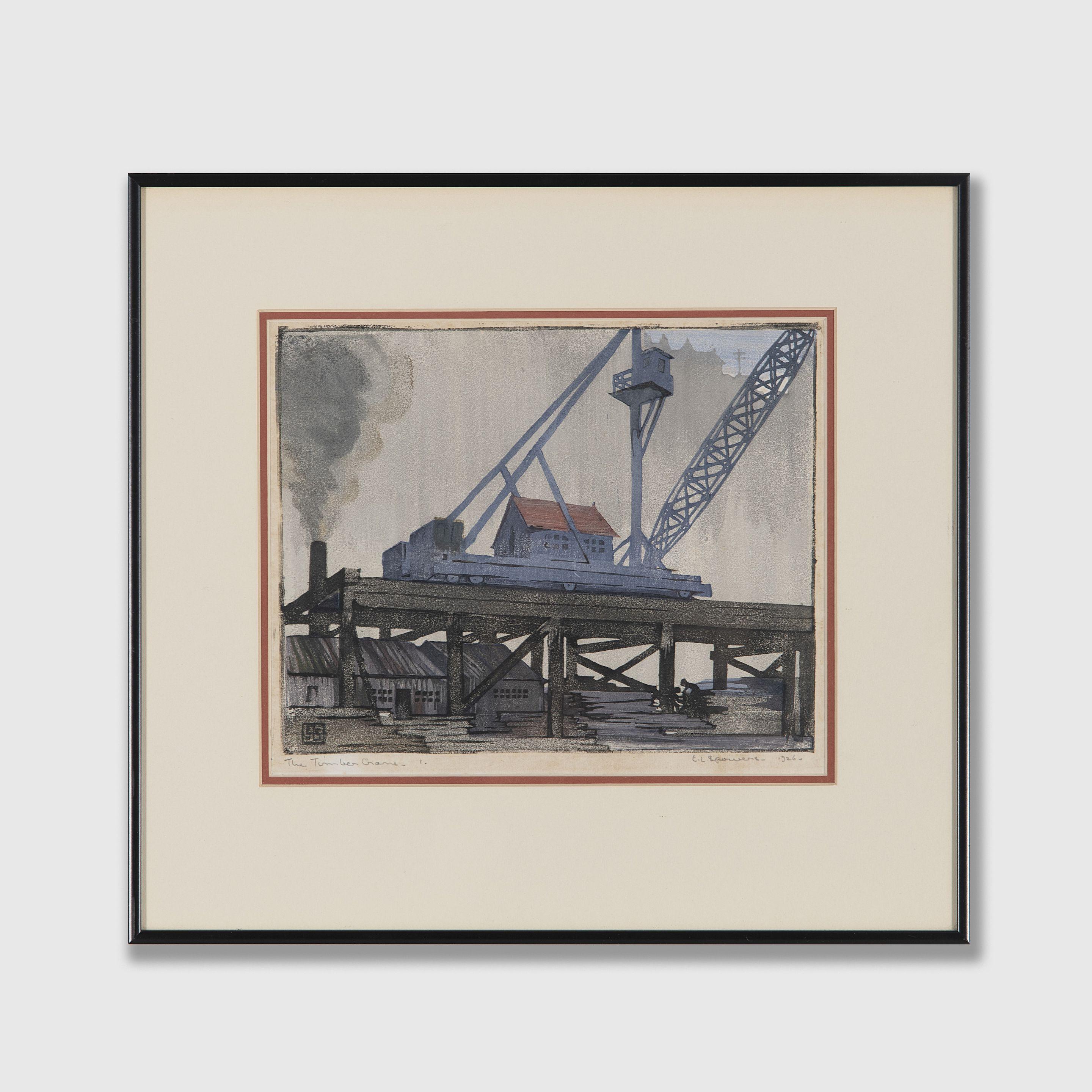 Ethel Spowers - Timber Crane, 1926