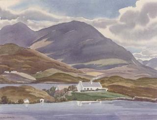 Ethelbert White, R.W.S. - Crofter\'s Cottage