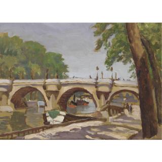 Ethelbert White - Pont Neuf, Paris