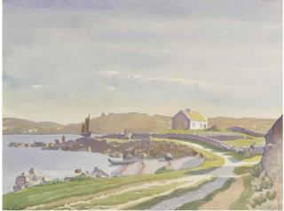 Ethelbert White - The shore of Arran