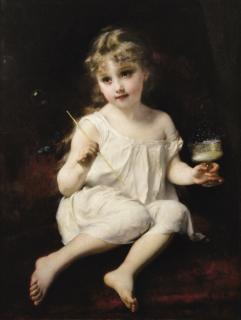 Etienne Adolphe Piot - French Les Bulles De Savon