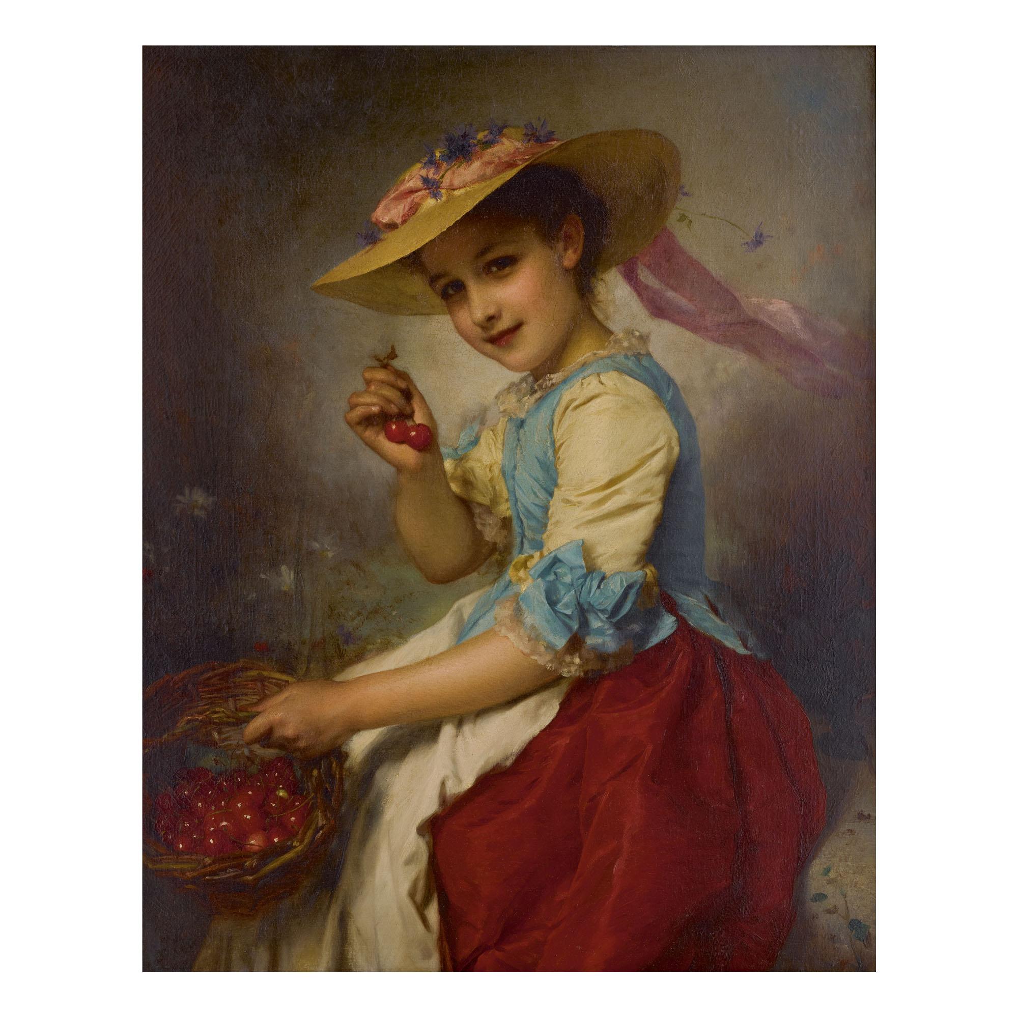 Etienne Adolphe Piot - The Cherry Girl