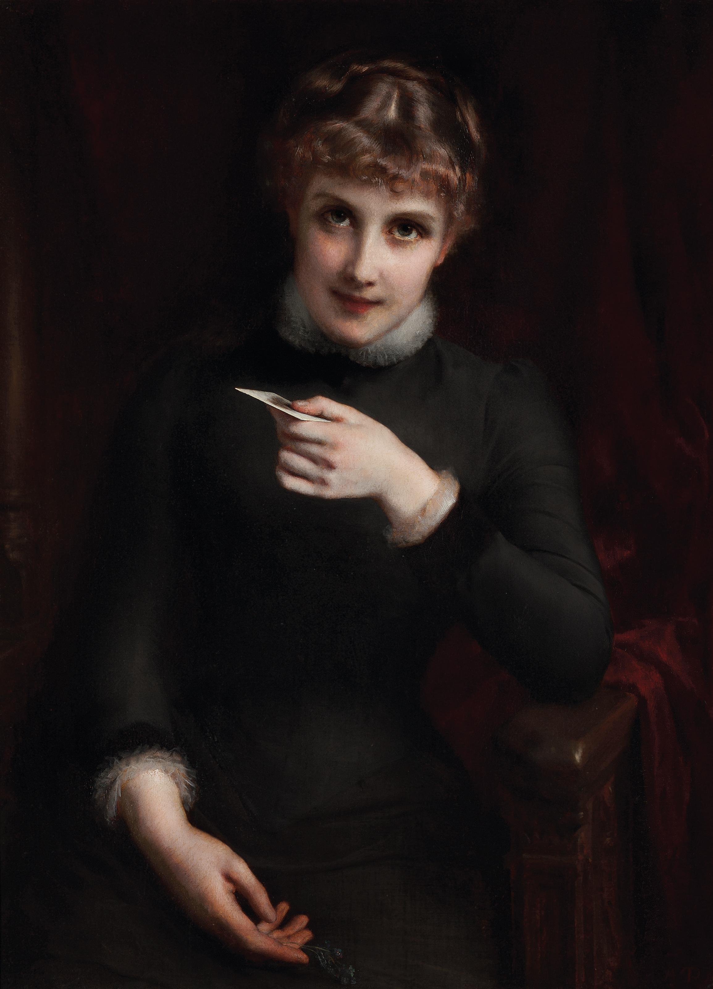 Etienne Adolphe Piot - The Letter