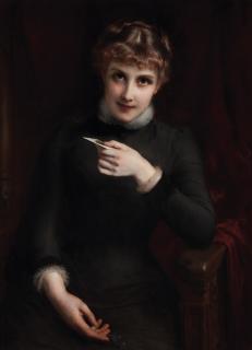Etienne Adolphe Piot - The Letter