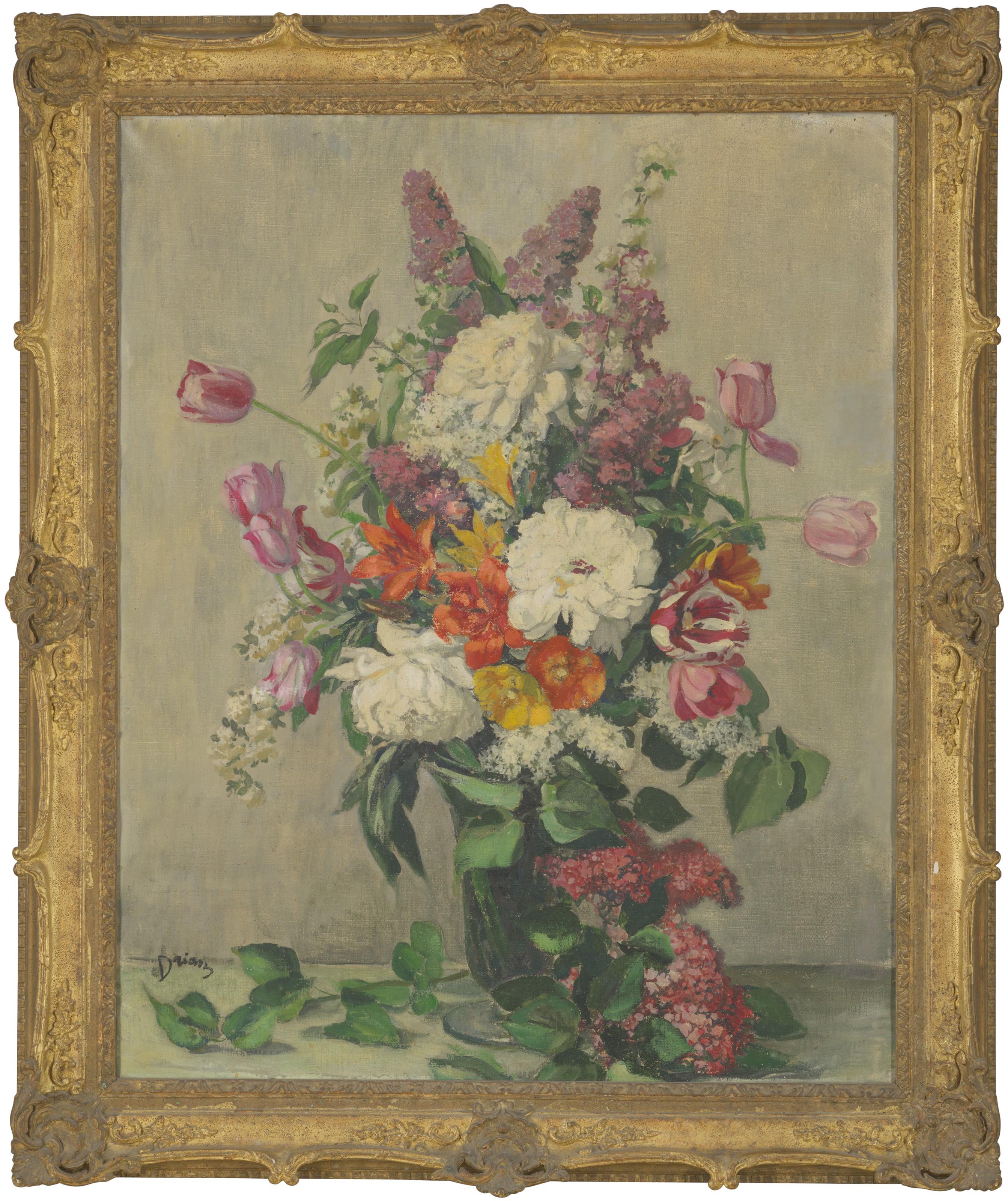 Etienne-Adrien Drian - Grand Bouquet De Fleurs