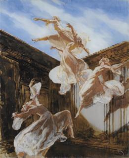Etienne-Adrien Drian - Young Ladies Dancing