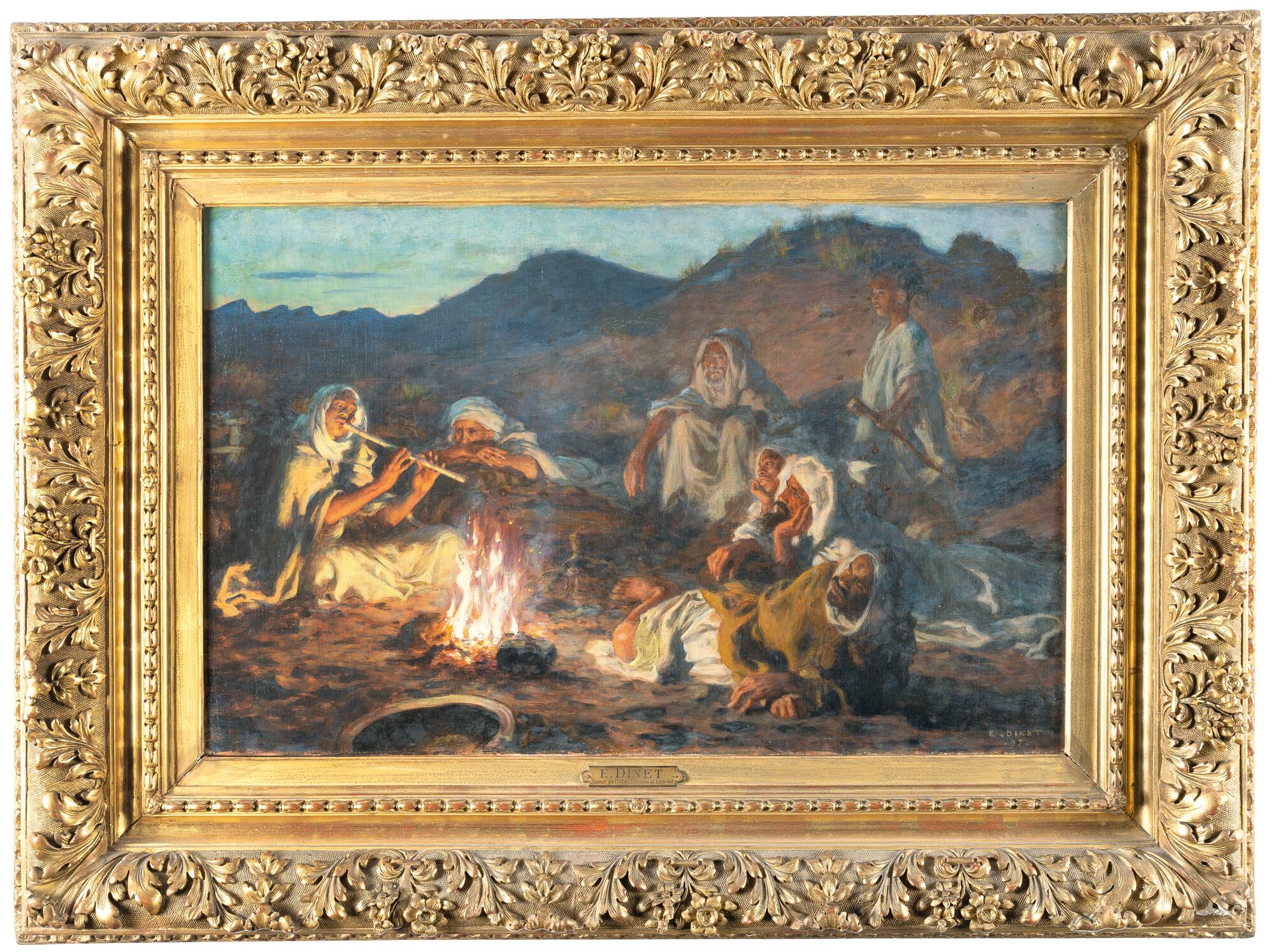 Étienne Alphonse Dinet - Joueur de flûte. Environs de Laghouat