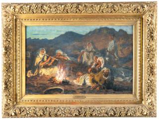 Étienne Alphonse Dinet - Joueur de flûte. Environs de Laghouat