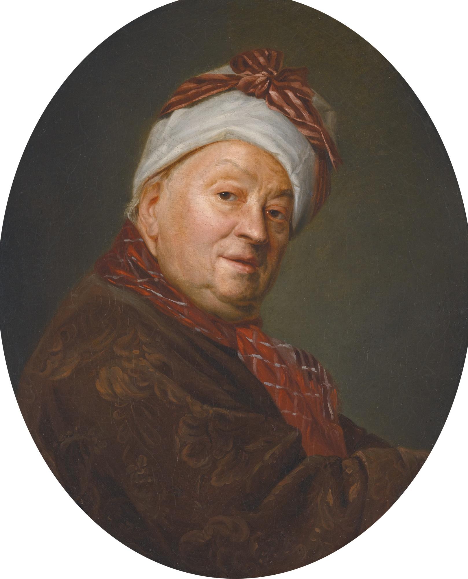 Etienne Aubry - Portrait Of Étienne Jeaurat (1699-1789)
