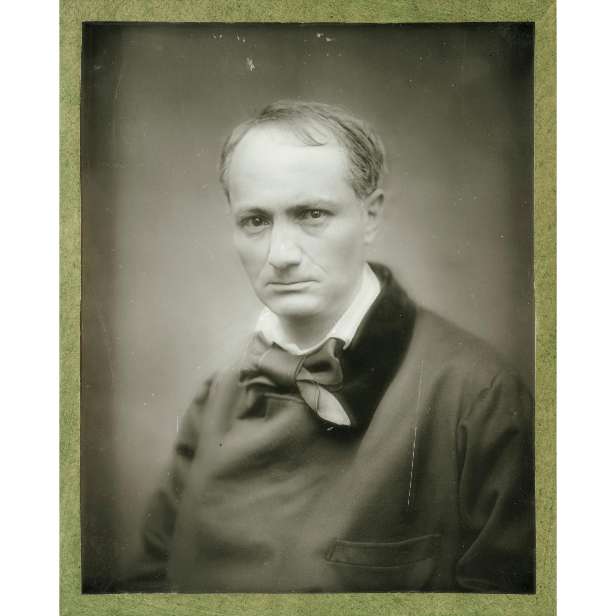 Étienne Carjat - Charles Baudelaire, Matrice Pour La Publication Galerie Contemporaine, Vers 1876