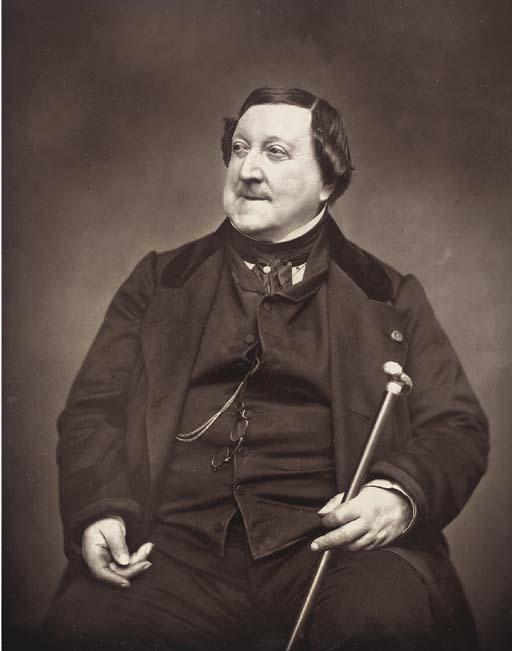 Etienne Carjat - Gioachino Rossini de la Galerie Contemporaine