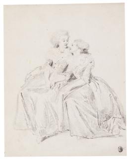 Étienne Charles Leguay - Mother And Daughter