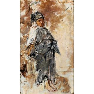 Etienne Dinet - Petite Fille De Laghouat