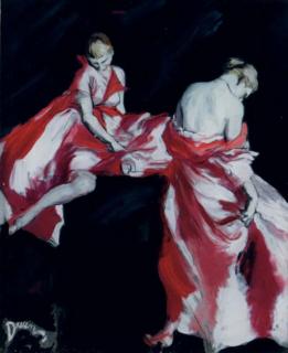 Etienne Drian - The pink dress