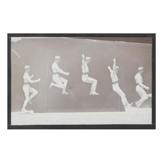Etienne-Jules Marey - Study Of A Man Jumping