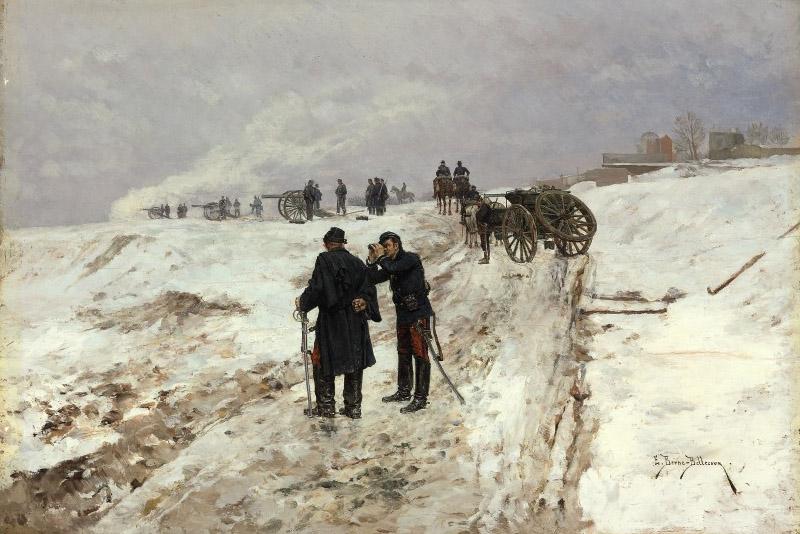 Etienne Prosper Berne-Bellecour - An Incident in the Franco-Prussian war