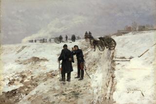 Etienne Prosper Berne-Bellecour - An Incident in the Franco-Prussian war