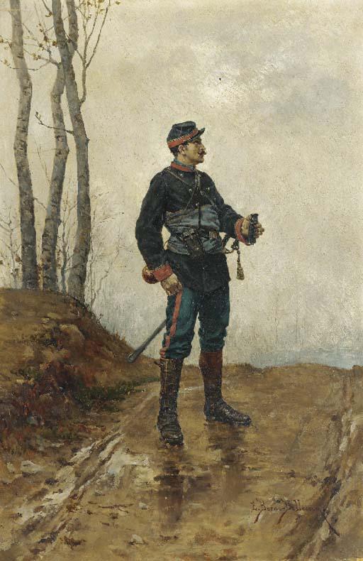 Etienne-Prosper Berne-Bellecour - The Lookout